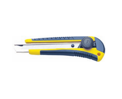 带锁扣经济型橡塑美工刀