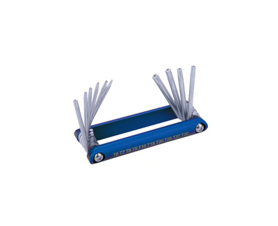 10PCS铝合金折叠式花型内六角